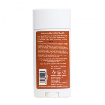 Zion Health CLAYDRY BOLD Vegan Deodorant - Citrus Blossom 2.8oz
