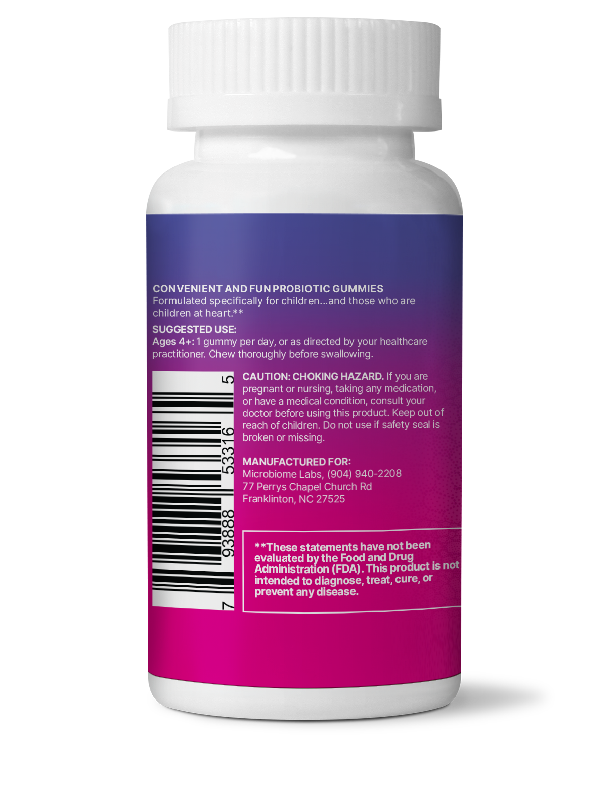 Microbiome Labs MegaSporeBiotic Gummies For Kids