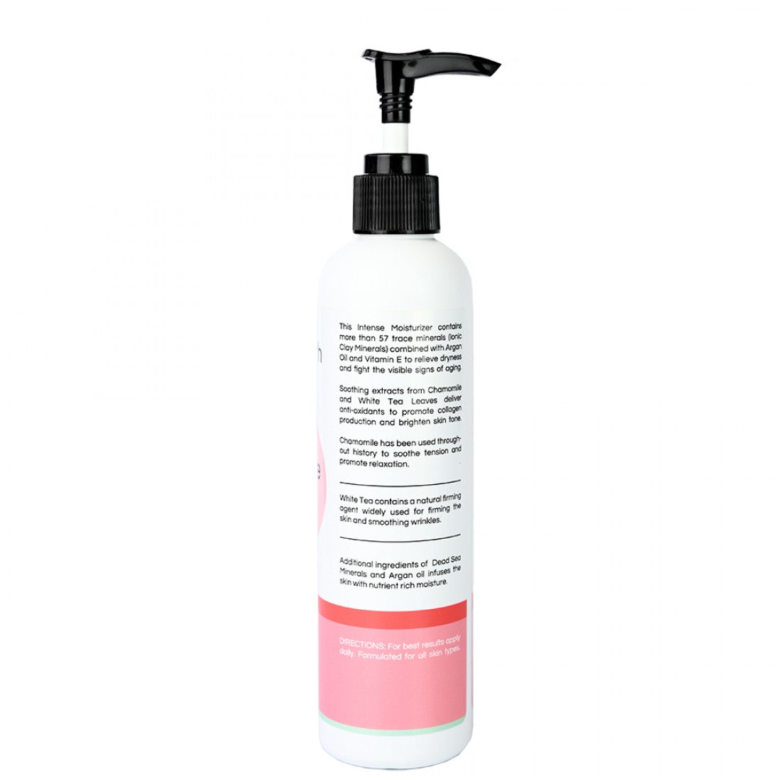 Zion Health Moisture Intense Lotion with Argan Oil - White Rose 8oz.
