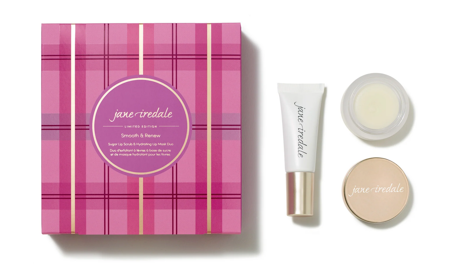 Jane Iredale - Smooth & Renew Sugar Lip Scrub & Hydrating Lip Mask Duo