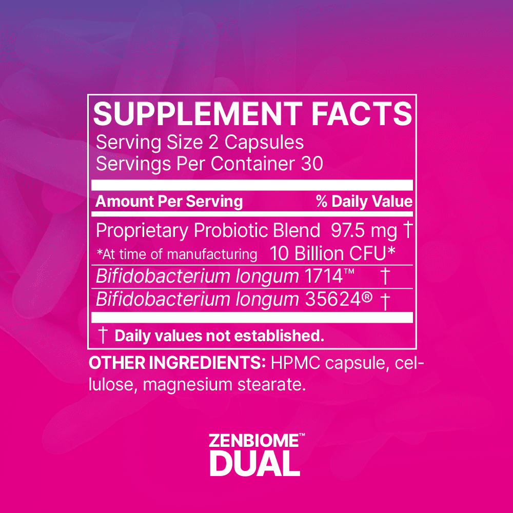 Microbiome Labs Zenbiome™ DUAL 60 Capsules