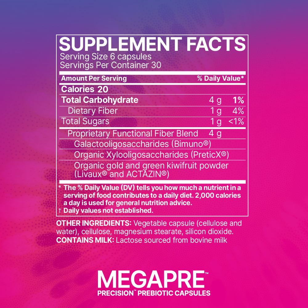 Microbiome Labs MegaPre™ 180 Capsules