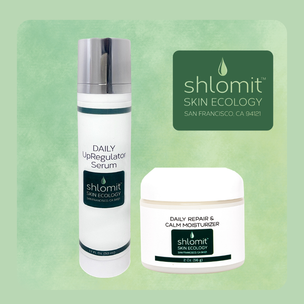 Shlomit Skin Ecology - The Regenerative Duo -  UpRegulator Serum + Daily Repair Creme