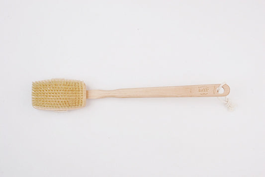 BASS Deluxe Long, Detachable Handle 100% Wild Board Firm Body Brush