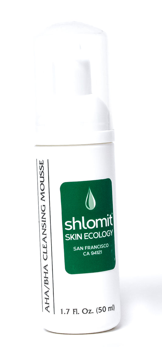Shlomit Skin Ecology AHA/BHA Cleansing Mousse 1.7 fl. oz.