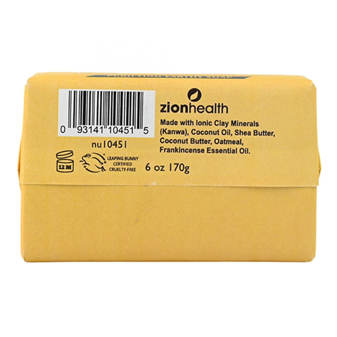 Zion Health Ancient Clay Soap - Frankincense 6 oz.