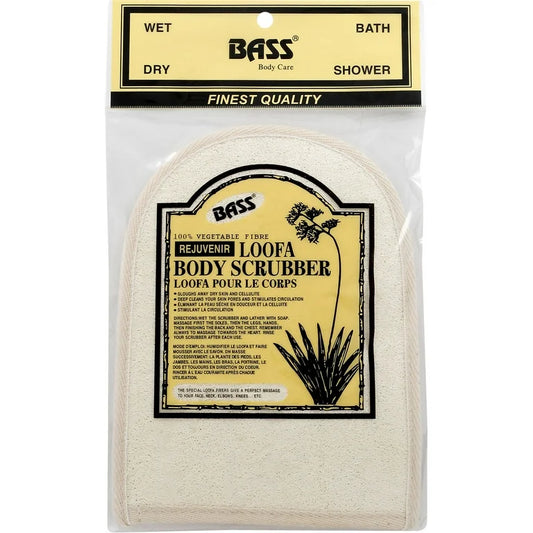 BASS Natural Loofah Bath & Body Mitt