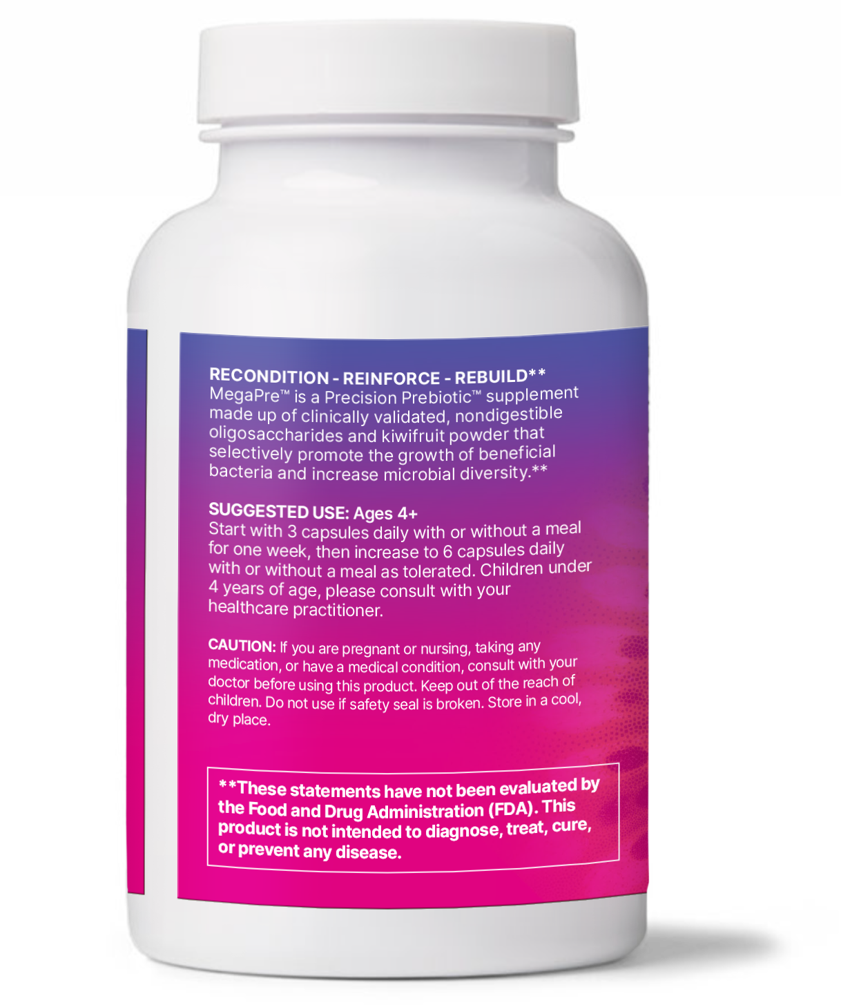 Microbiome Labs MegaPre™ 180 Capsules