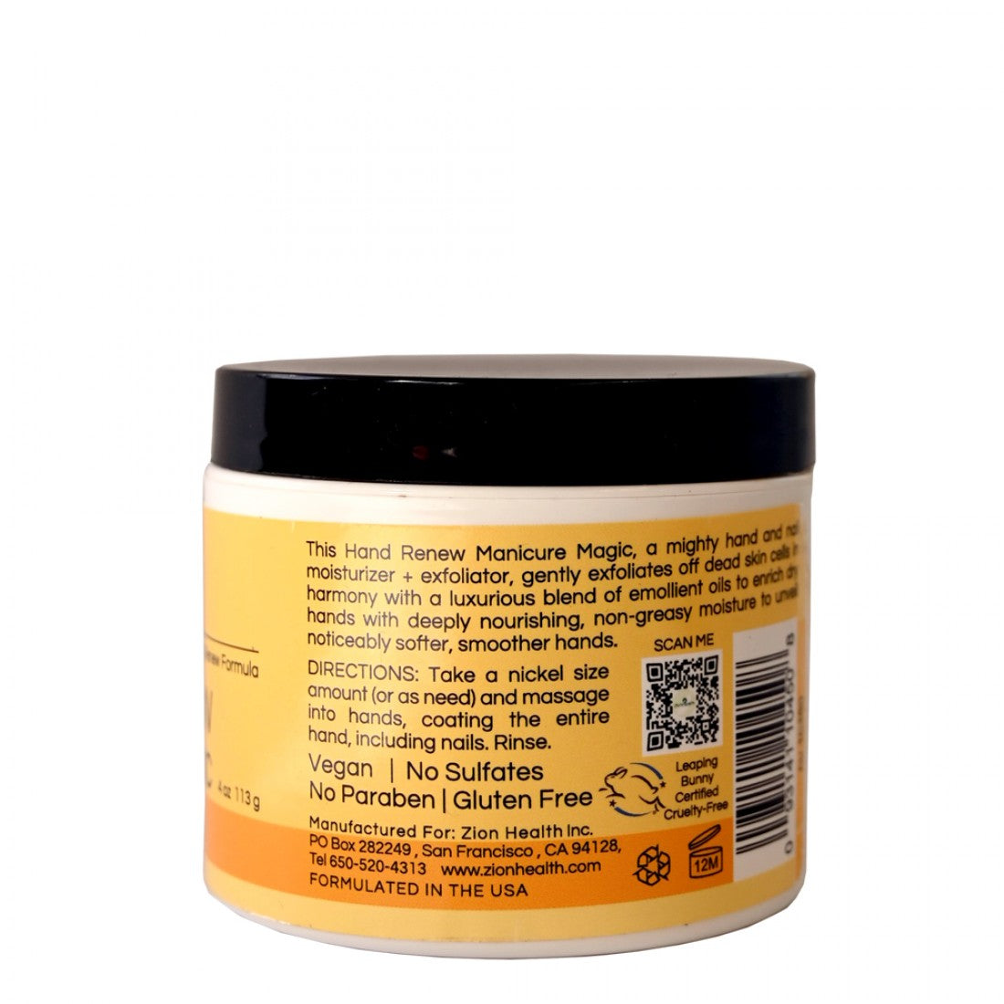 Zion Health Deep Nourishing Hand Renew Manicure Magic 4 oz.