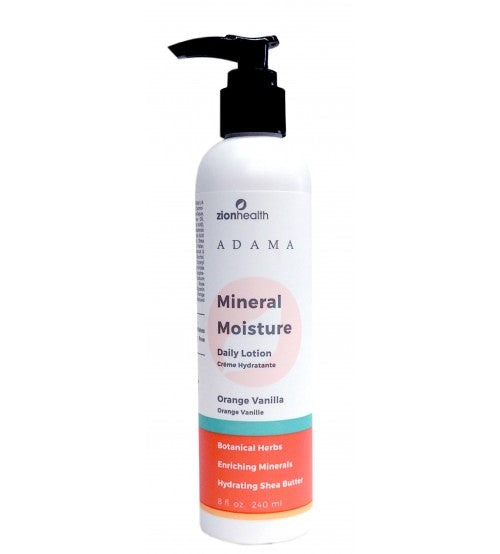 Zion Health Mineral Moisture Intense Daily Lotion 8oz - Vanilla Orange & Shea Butter