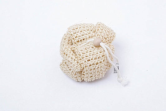 BASS Sisal Flower Sponge, Knitted Style - Firm