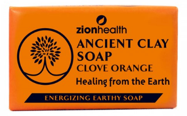Zion Health Ancient Clay Soap - Clove Orange 6 oz.