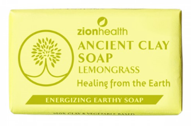 Zion Health Ancient Clay Soap - Lemongrass 6 oz.