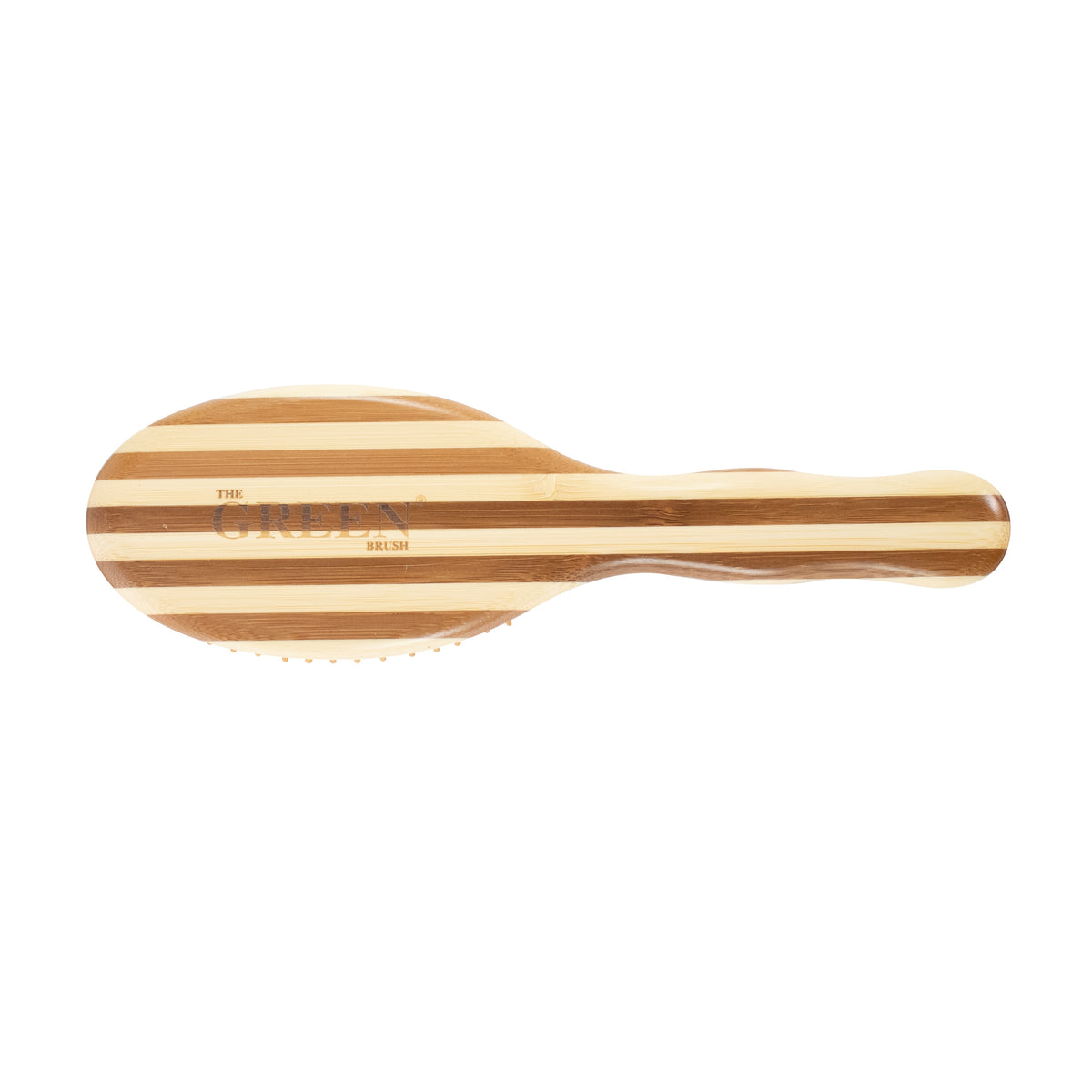 BASS The Green Brush Model 16 bamboo pin hairbrush alternate view