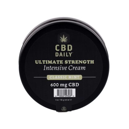 CBD Daily Ultimate Strength Intensive Cream Classic Mint 600mg 5 oz