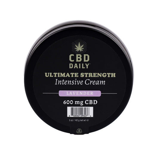 CBD Daily Ultimate Strength Intensive Cream Lavender 600mg 5 oz