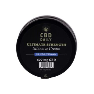 CBD Daily Ultimate Strength Intensive Cream Sandalwood 600mg 5 oz