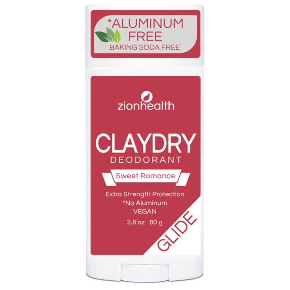 Zion Health CLAYDRY GLIDE Sweet Romance deodorant 2.8 oz