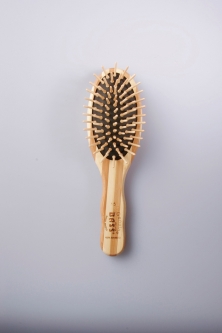 Small Oval Bamboo Hair Brush