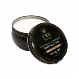 CBD Daily Intensive Cream Ultimate Strength 600mg (Grapefruit Mint, 5 oz)