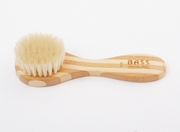 Deluxe 100% Natural Facial Cleaning Brush, Wood Handle