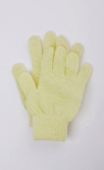 100% Nylon Scrub Gloves, Firm, Extra Thick